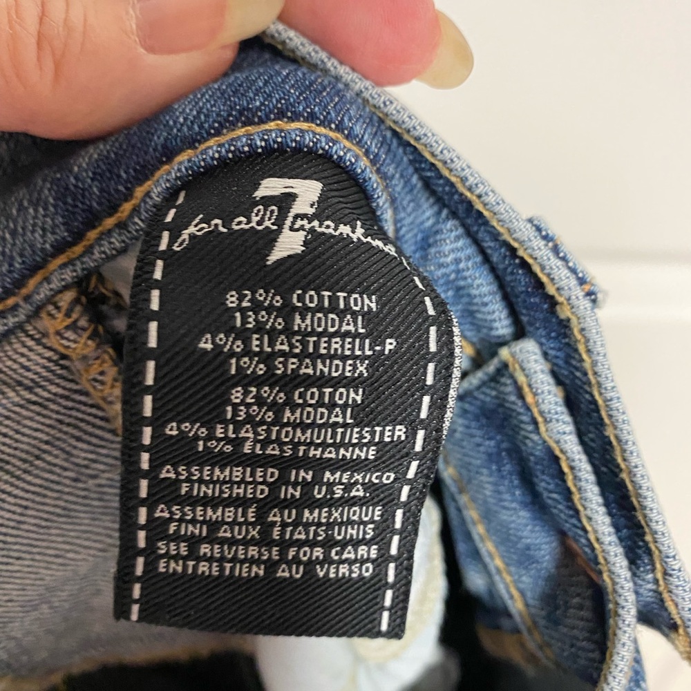 NWT 7 for all mankind Luxe Vintage Jeans Size 27 - Picture 10 of 10